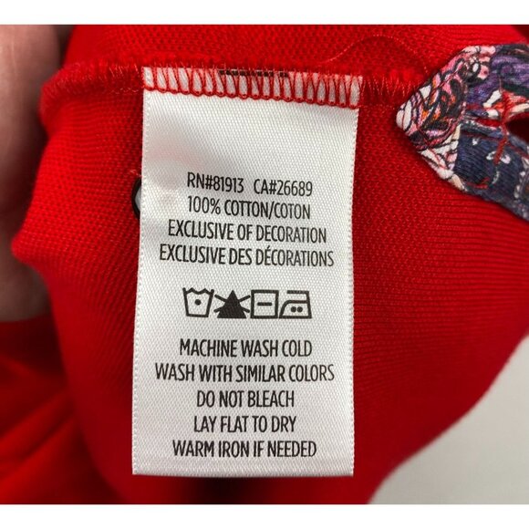 Robert Graham Men's Polo Shirt 2XL Red Paisley Placket - Picture 11 of 13